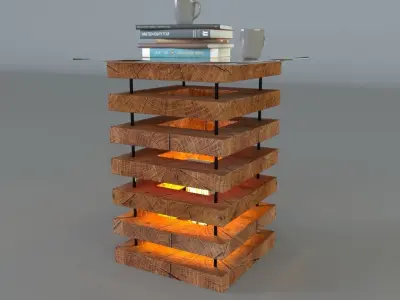 Decorative Coffee Table 3D model