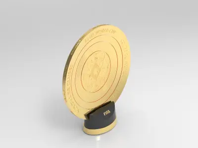 FIFA Club World Cup USA 2025 Trophy  High-Detail 3D Model 3D print model