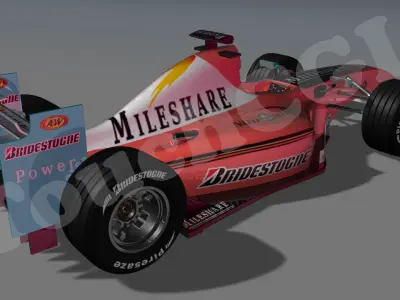 Formula1Car racing car 3D model