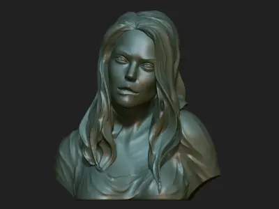 Female Bust Statue 220922 3D print model
