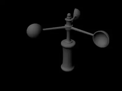 anemometer weather vane Free 3D model