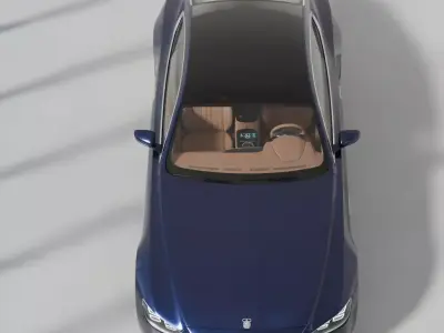 Luxe GT Touring Car  Luxury Vehicle 3D Model       Low-poly 3D model