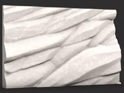 Fractured Gneiss Rock Wall Prop 3D print model