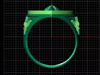 Men sword and eagle ring  4 pieces luxury 3D print model