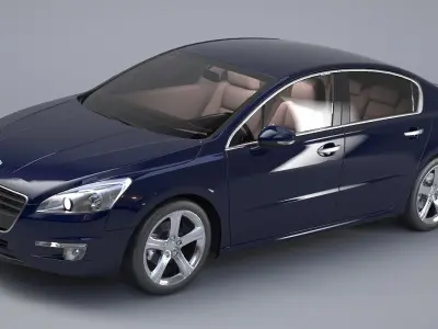PEUGEOT 508 3D model 3D model