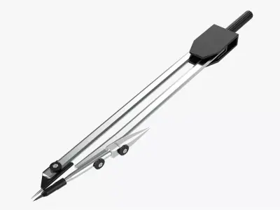 Drafting Compass 02 3D model