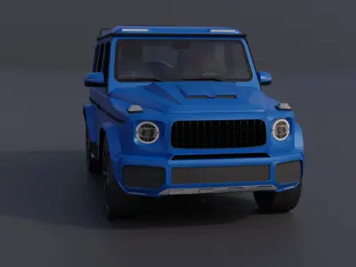 Generic Cool SUV 5 Low-poly 3D model