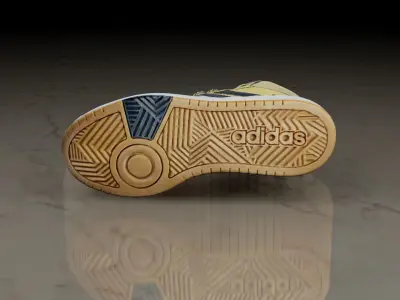 Adidas Hoops 3 Mid Clean Scan 3D model