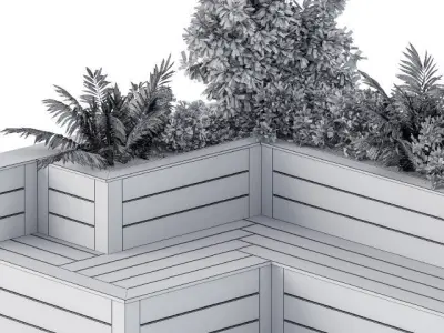 Plants Architecture element 3D model