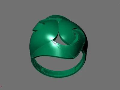 Women Ring Plain Ring Ready STL 3DM Models Womens Rings 3D print model 64