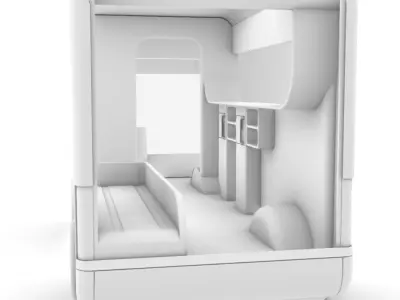 Arrival concept van 3D model