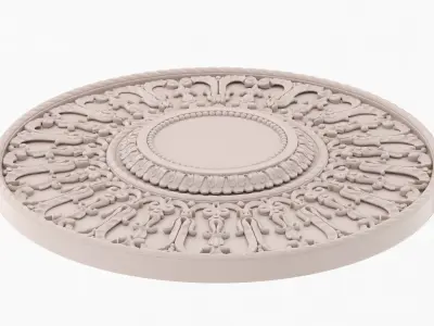 Classic Ceiling Medallion 31 3D model