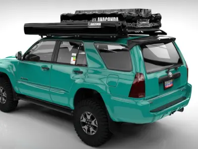 TOYOTA 4RUNNER 2008 4X4 SR5  3D model