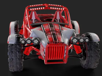 Off Road Buggy Car 3D model