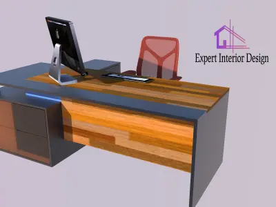 M D Table Design 3D print model