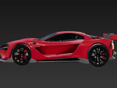 Sport Car 3D Model Series 3 3D print model