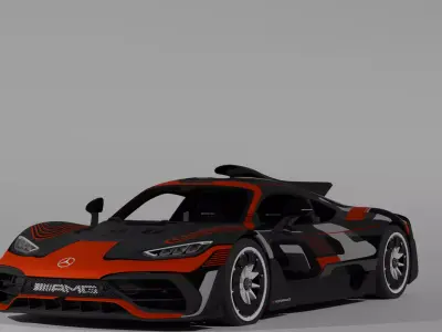 Mercedes AMG One 2021 HQ 3d model 3D model