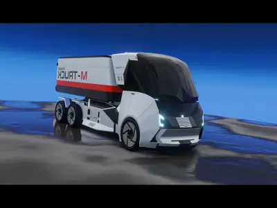 Truck design concept 24 3D model