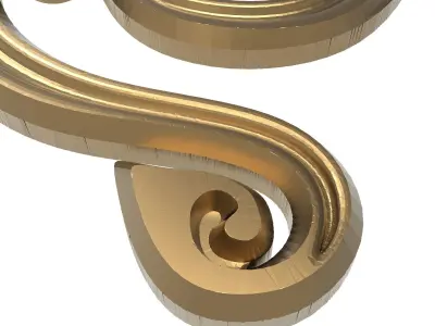  decorative pattern ready for 3D printing 3D model 28