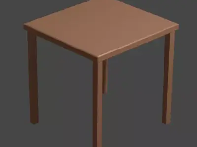 Table 01 Free 3D model