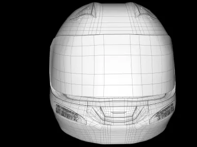 Motorbike Helmet Model Free 3D model