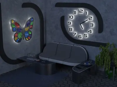 Room Corner 3D model