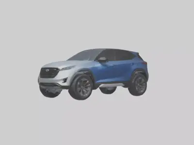 Crossover Model 1 Low-poly 3D model