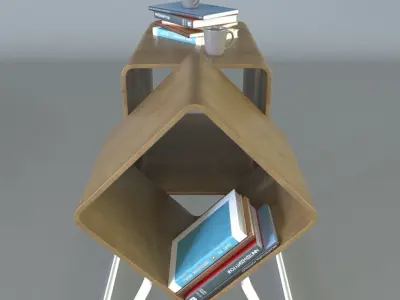Decorative Table Low-poly 3D model buy