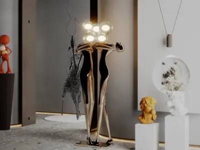 Decoration set 01 3D model