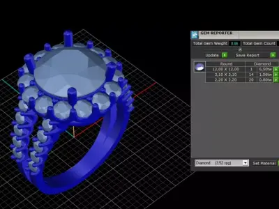 ring woman  3D print model 141