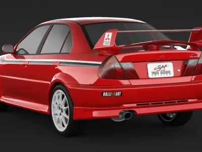 Mitsubishi Evolution 6 Tommi Makinen Edition 3D model
