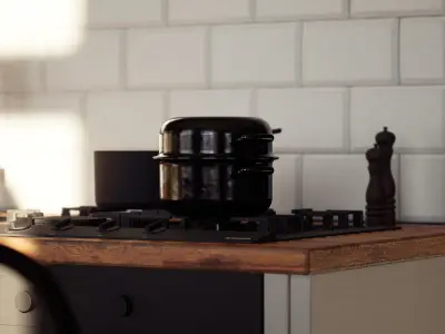 Nordic Flat - Unreal Engine 5 3D model