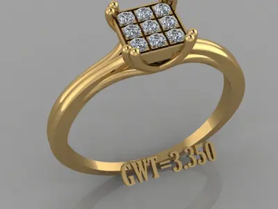 FASION RING 3D model 23