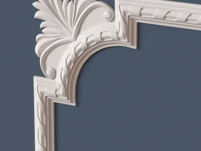 Molding Corner 3D model 4