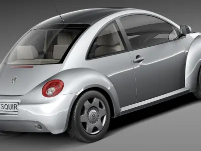 Volkswagen Beetle 1998-2005 3D model