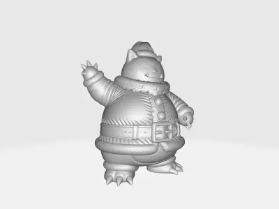 Snorlax Santa Claus 3D Print Festive Pokemon Holiday Christmas  3D print model