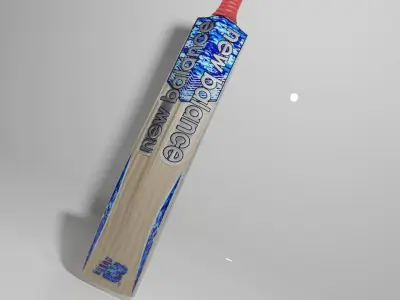 New Balance Cricket Bat Low-poly 3D model