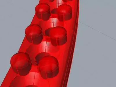 HEART SHAPED PENDANT WITH STONES - MODEL FOR PRODUCTION  3D print model
