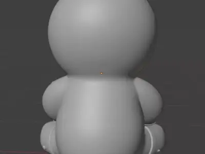 Gingerbread man decoration 3D print model