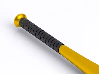 Baseball Bat Collection 3D Model Pack