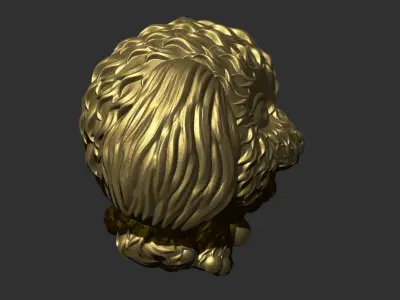 cute dog 3D print model