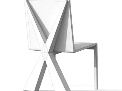 Tikpid chair PBR Low-poly 3D model