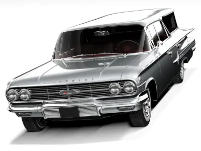Chevrolet Nomad Wagon 1960 3D model