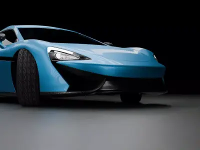 mclaren Low-poly 3D model