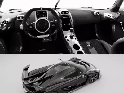 2021 Koenigsegg Jesko 3D model by M-Sameer