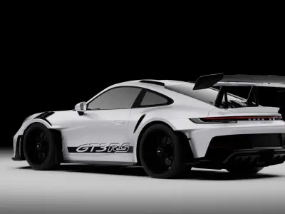 Porsche gt3rs 3D model