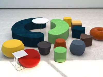 Office Furniture  3D model