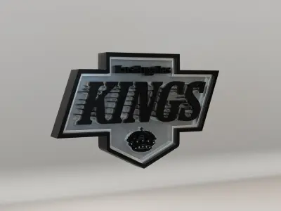 NHL Los Angeles Kings Team Logo 3D model