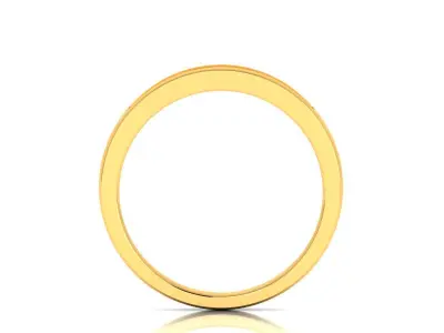 Band 3dm Render Details gold diamond wedding 3D print model