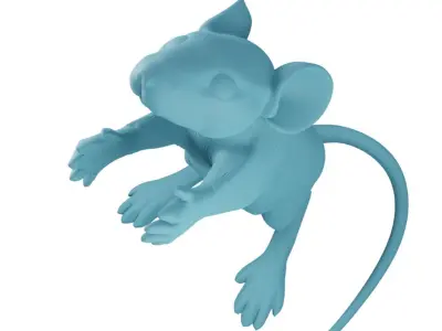 Mouse Lamp Charming Blend of Light and Playfulness 3D print model